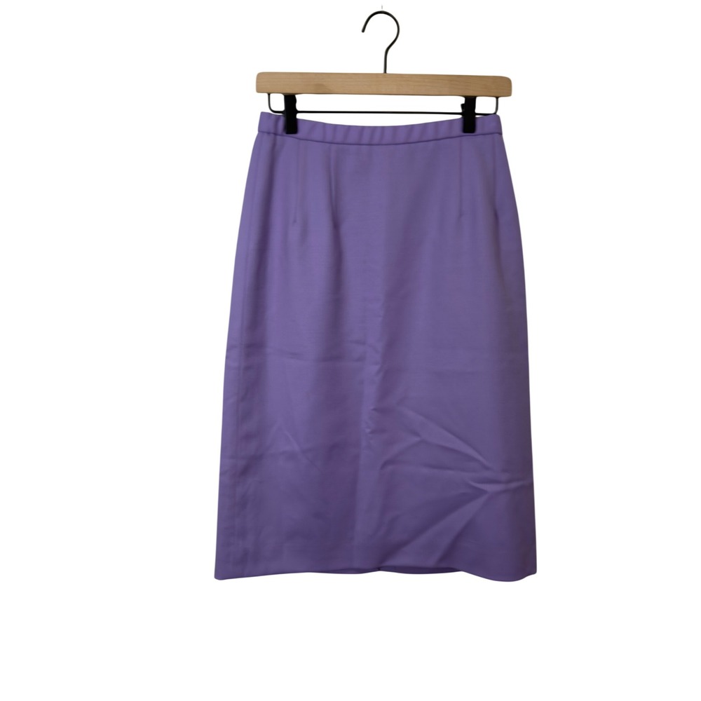 Vintage‎ 70s Pendleton Purple Virgin Wool Pencil Skirt USA High Waist Petite